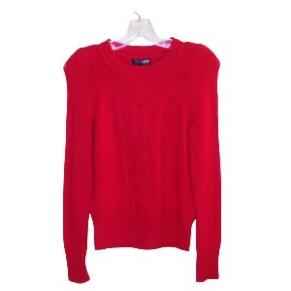 Aqua Cashmere Sweater Red Small NWT - Picture 1 of 4